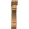 Ekena Millwork Merced Slat Rough Sawn Bracket w/ Offset Brace, Western Red Cedar, 8"W x 42"D x 42"H BKT0806X42X42MRC06RWR - alternate 4